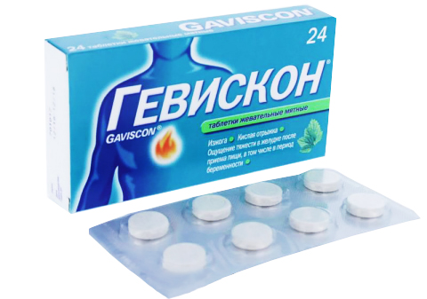 таблетки жевательные мятные 24 шт.