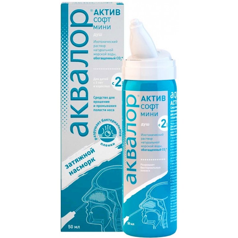 софт мини средство для орошения и промывания носа для детей и взрослых 50 мл
