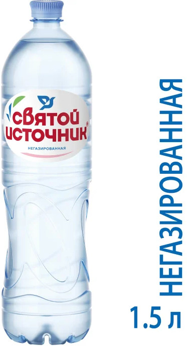 минеральная негазированная 1,5 л бутылка ПЭТ