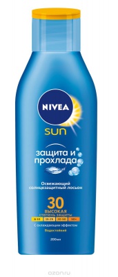 Лосьон солнцезащитный освежающий Защита и прохлада spf30 200 мл