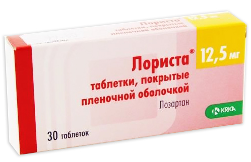 таблетки покрытые пленочной оболочкой 12,5 мг 30 шт.