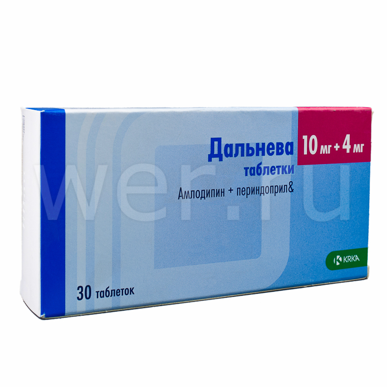 таблетки 10 мг+4 мг 30 шт.
