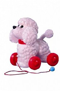 Огонек Каталка Собака Фафик С-1354(С-1221) на веревочке