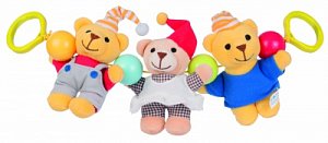 Canpol Babies Погремушка на коляску Мишки 2/613