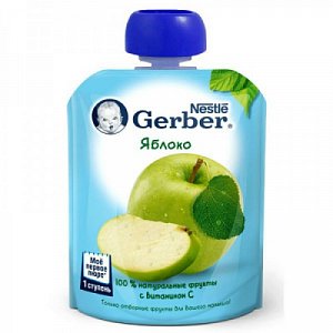 Gerber Пюре Яблоко 90 г