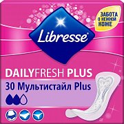Прокладки Либресс ежедневные Daily Fresh Plus Multistyle №30 Прокладки Либресс ежедневные Daily Fresh Plus Multistyle №30