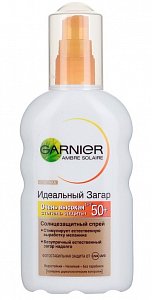 Гарньер Ambre Solaire Спрей идеальный загар SPF50+ 200мл