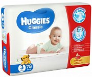 Huggies Подгузники Classic 4-9 кг 78 шт.