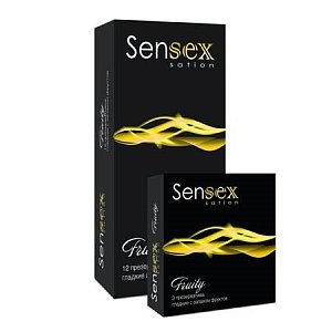 Sensex Презервативы Фруктовые 3 шт.