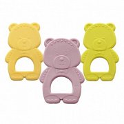 Happy Baby Прорезыватель Мишка эластичный Синий с 6 мес.