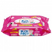 Pigeon Влажные салфетки для рук и лица Запасной блок 70 шт.
