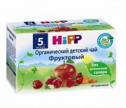 Hipp Чай органический фруктовый 5+ 5 мес.+ 40 г 20 фильтр-пакетов
