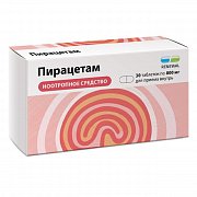 Пирацетам таблетки покрытые оболочкой 800 мг 30 шт. Пирацетам таблетки покрытые оболочкой 800 мг 30 шт.