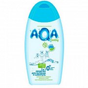 AQA Baby Средство для купания и Шампунь 2 в 1 250 мл