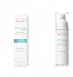 Avene Cleanance Women Крем ночной разглаживающий 30 мл