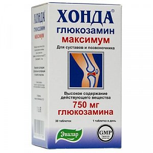 Хонда глюкозамин максимум таблетки 30 шт. Эвалар (БАД)