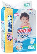 GooN Подгузники-трусики для мальчиков р.L 9-14 кг 68 шт.