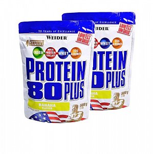 Weider Protein 80+ 500 г банан пакет