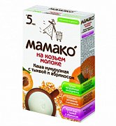 Мамако Каша кукурузная с тыквой и абрикосом на козьем молоке с 4 мес. 200 г