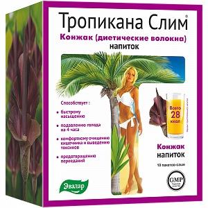 Тропикана Слим Конжак напиток в саше 10 шт.