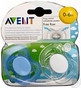 Avent пуст.сил.free flow 0-6м 2 шт 8618
