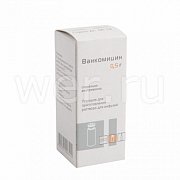 Ванкомицин порошок для приготовления раствора для инфузий 500 мг флакон 1 шт. Ванкомицин