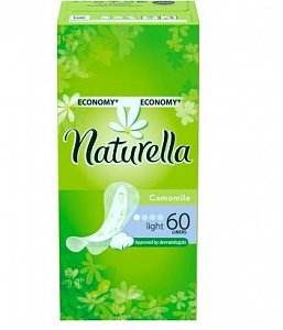 Naturella Прокладки ежедневные Ромашка Лайт 60 шт.