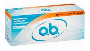 o.b. Original Тампоны Super 16 шт.
