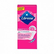 Libresse Dailyfreah Multistyle Прокладки ежедневные с молочной кислотой  20 шт.