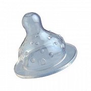 Nuby Соска силиконовая для стандартных бутылочек, регулируемый поток 2 шт.