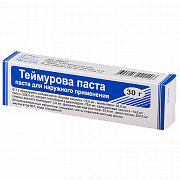 Теймурова паста для наружного применения туба 30 г Теймурова паста для наружного применения туба 30 г