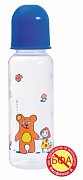 Курносики Бутылочка 11121 с силиконовой соской 0+ 240 мл