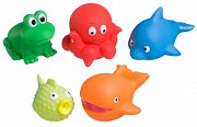 Happy Baby Набор игрушек для купания Water Fun 6м+ ПВХ 5 шт.