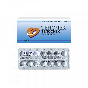 Теночек таблетки 5 мг+50 мг 28 шт.