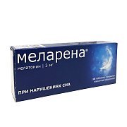 Меларена таблетки покрытые пленочной оболочкой 3 мг 10 шт. Меларена