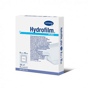 Повязка пластырного типа Hydrofilm plus 9 см х 10 см 5 шт.