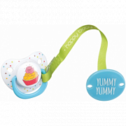 Happy Baby Соска-пустышка Little King силиконовая с держателем 0+