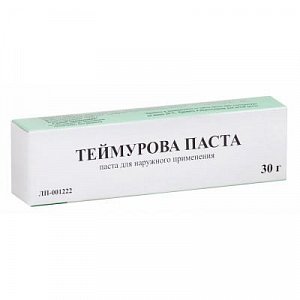 Теймурова паста для наружного применения 30 г Тульская ФФ