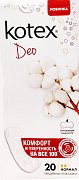 Kotex Прокладки ежедневные Deo normal 20 шт. Kotex Прокладки ежедневные Deo normal 20 шт.