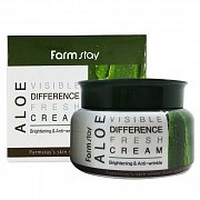 FarmStay Крем освежающий с алоэ 100 г Visible Difference Fresh Cream Aloe FarmStay Крем освежающий с алоэ 100 г Visible Difference Fresh Cream Aloe