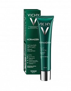 Vichy Normaderm Крем-уход ночной Детокс для проблемной кожи 40 мл