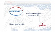 Кераворт крем для наружного применения 5% 0,25 г пакетики 12 шт. Кераворт крем для наружного применения 5% 0,25 г пакетики 12 шт.