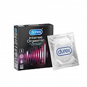 Durex Презервативы Intense orgasmic с ребристой и точечной структурой 3 шт. Durex Презервативы Intense orgasmic с ребристой и точечной структурой 3 шт.