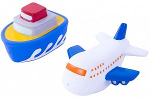 Жирафики 681265 Набор для купания Самолёт и пароход