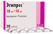 Эгипрес капсулы 10 мг+10 мг 30 шт. Эгипрес капсулы 10 мг+10 мг 30 шт.