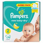 Pampers Подгузники New Baby-Dry Mini 3-6 кг 94 шт.