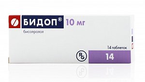 Бидоп таблетки 10 мг 14 шт.