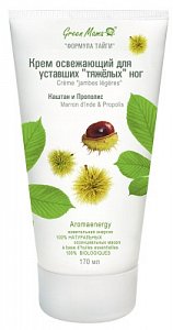 Green Mama Формула Тайги Крем освежающий для ног Каштан и прополис 170 мл