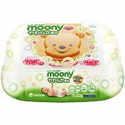 Moony Салфетки влажные гигиенические для детей пластик контейнер 80 шт.