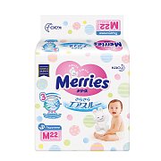 Merries Подгузники р.M 6-11 кг 22 шт.